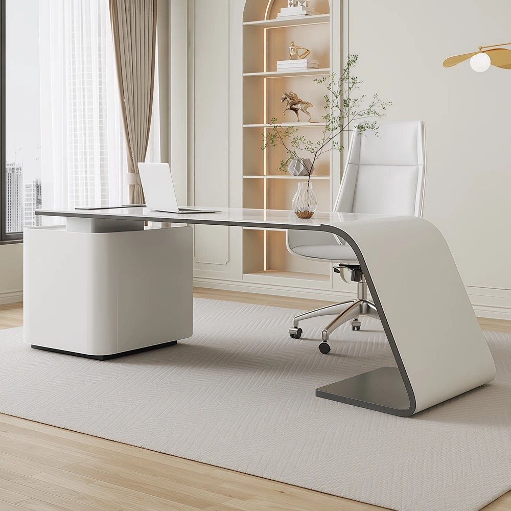 Italian Minimalist Stone Desk for Home Office - image 2