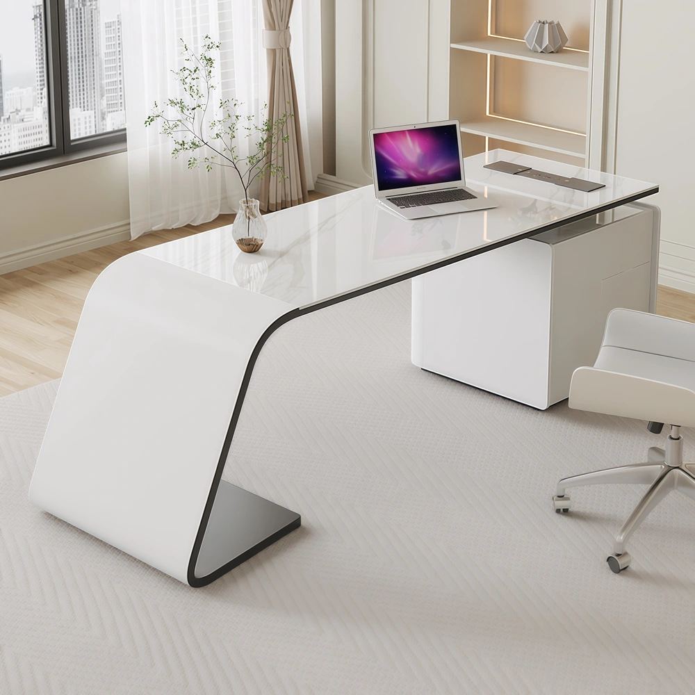 Italian Minimalist Stone Desk for Home Office - image 3