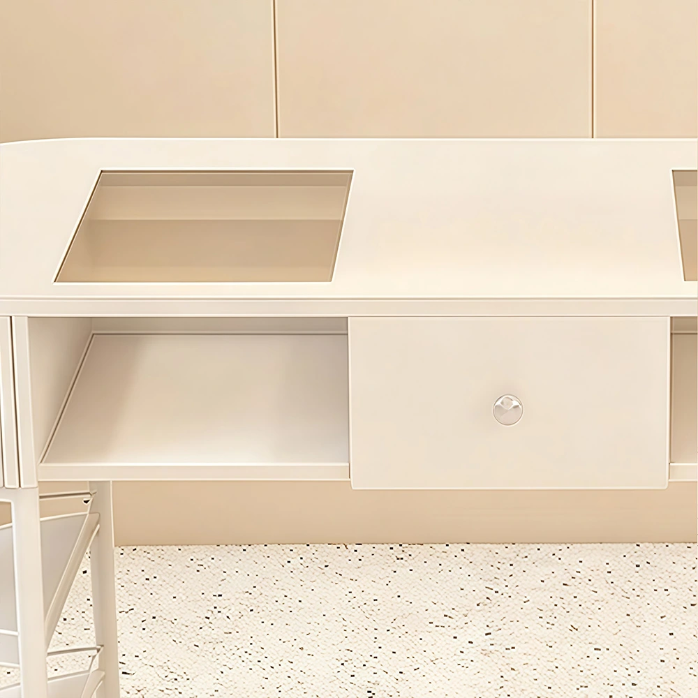 Japanese Style Cream Marble Nail Desk - image 3