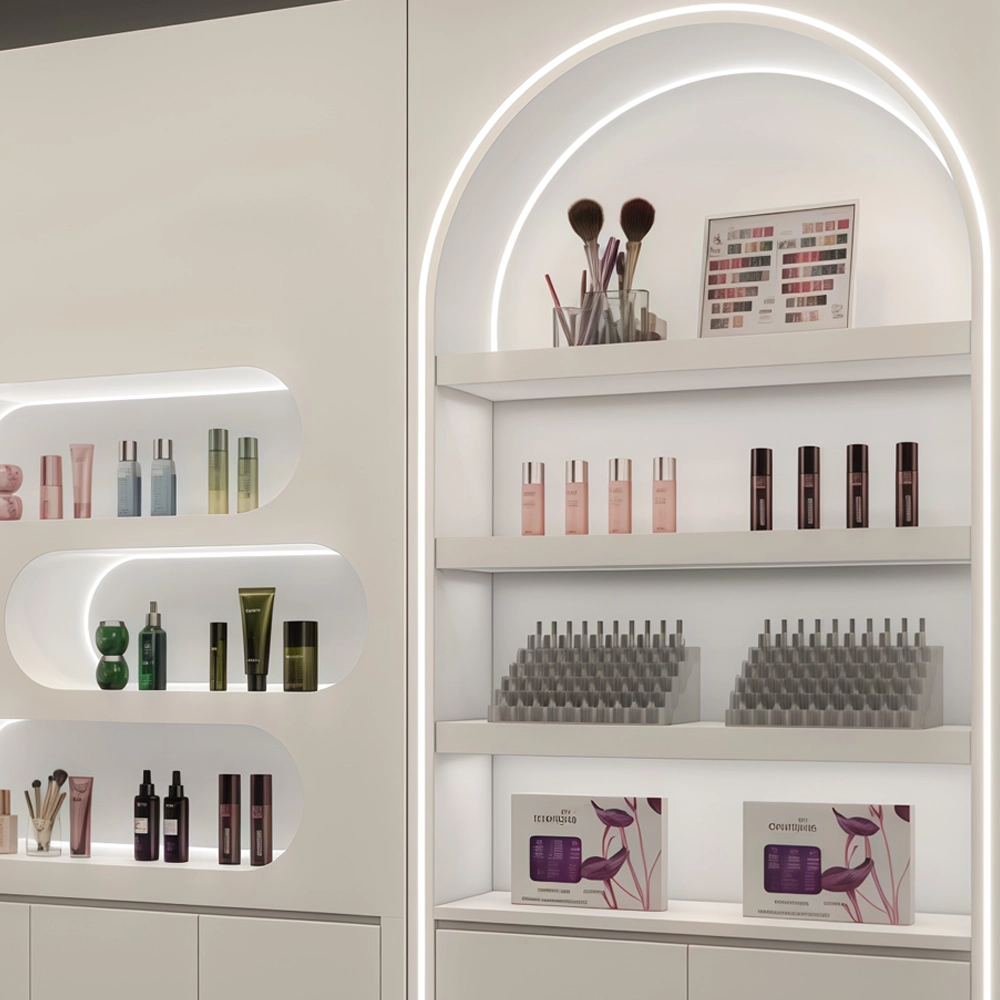 Lacquer Cosmetic Display Cabinet for Retail Store - image 7