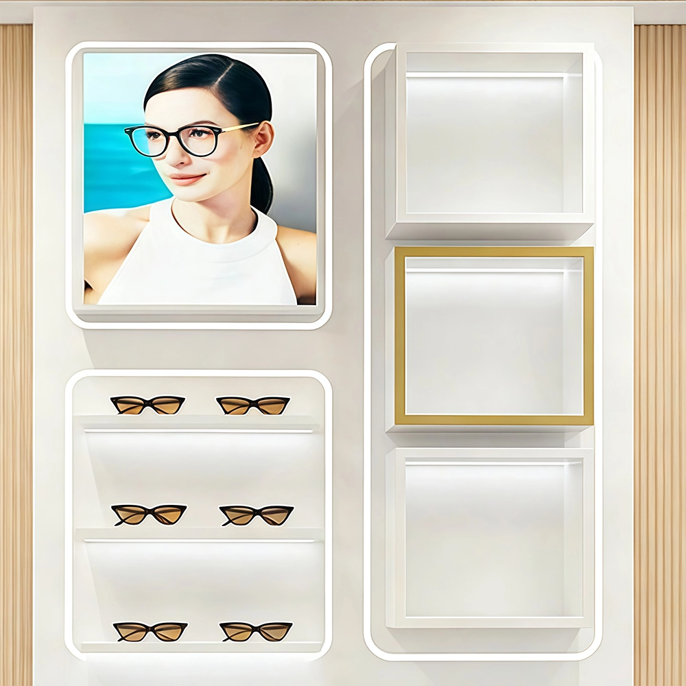 Lacquer Eyeglass Display Island Counter for Store - image 5