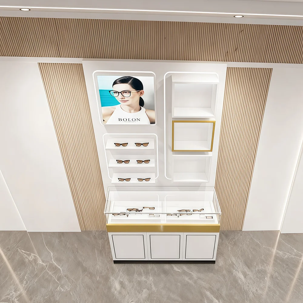 Lacquer Eyeglass Display Island Counter for Store - image 2