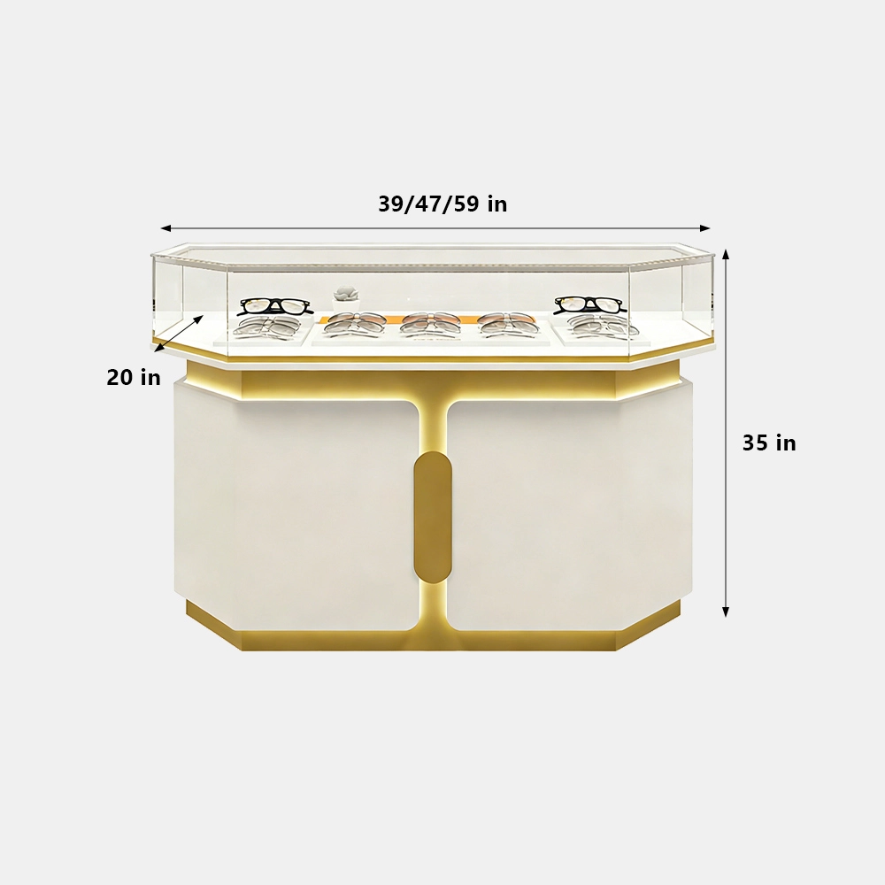 Lacquer Eyeglass Display Island Counter for Store - image 6
