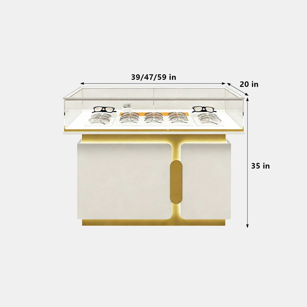 Lacquer Eyeglass Display Island Counter for Store - image 7