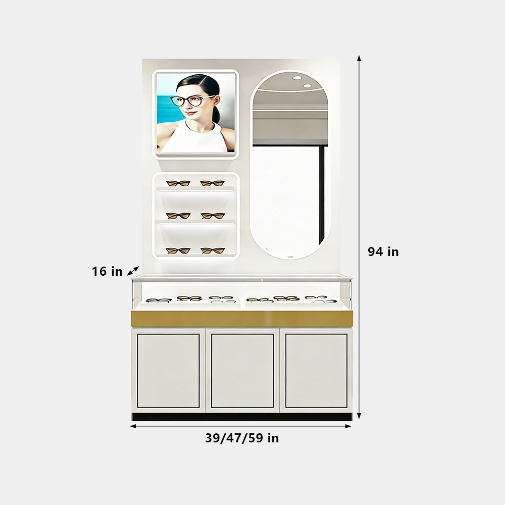 Lacquer Eyeglass Display Island Counter for Store - image 10