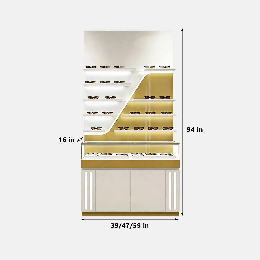 Lacquer Eyeglass Display Island Counter for Store - image 11
