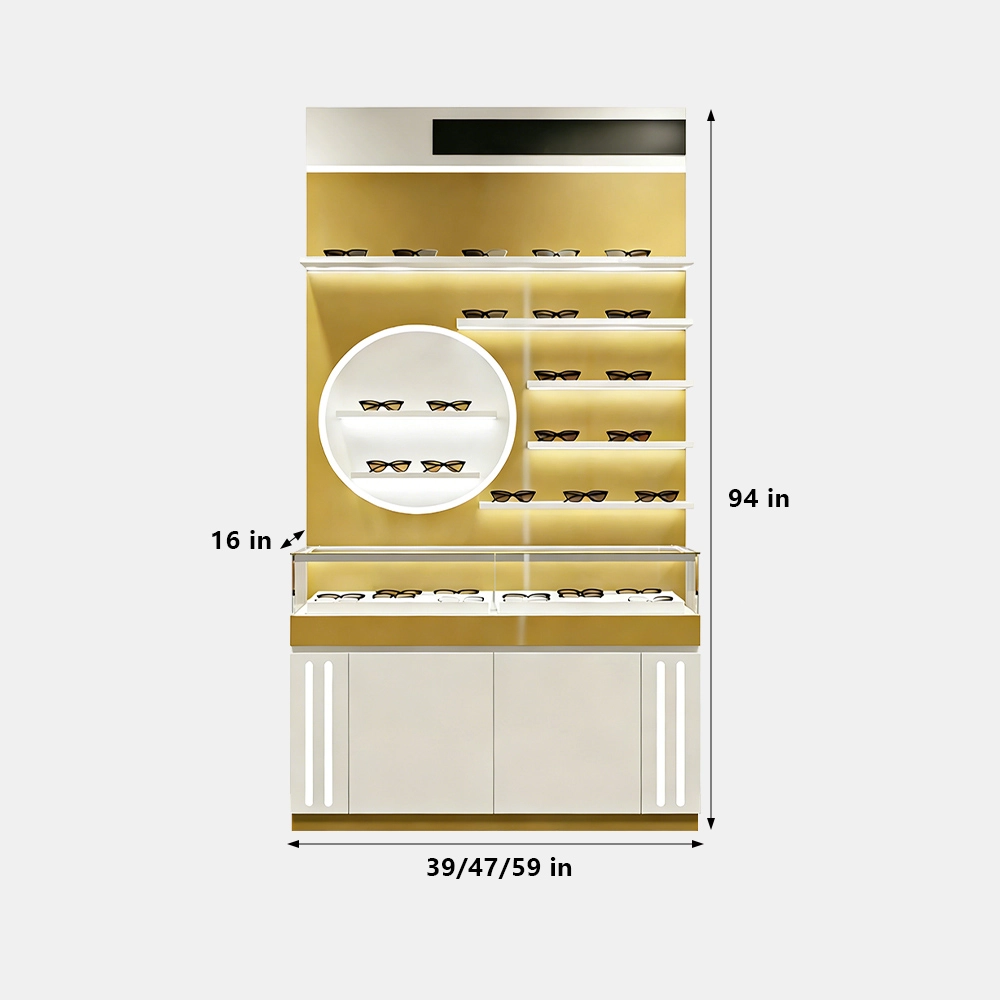 Lacquer Eyeglass Display Island Counter for Store - image 13