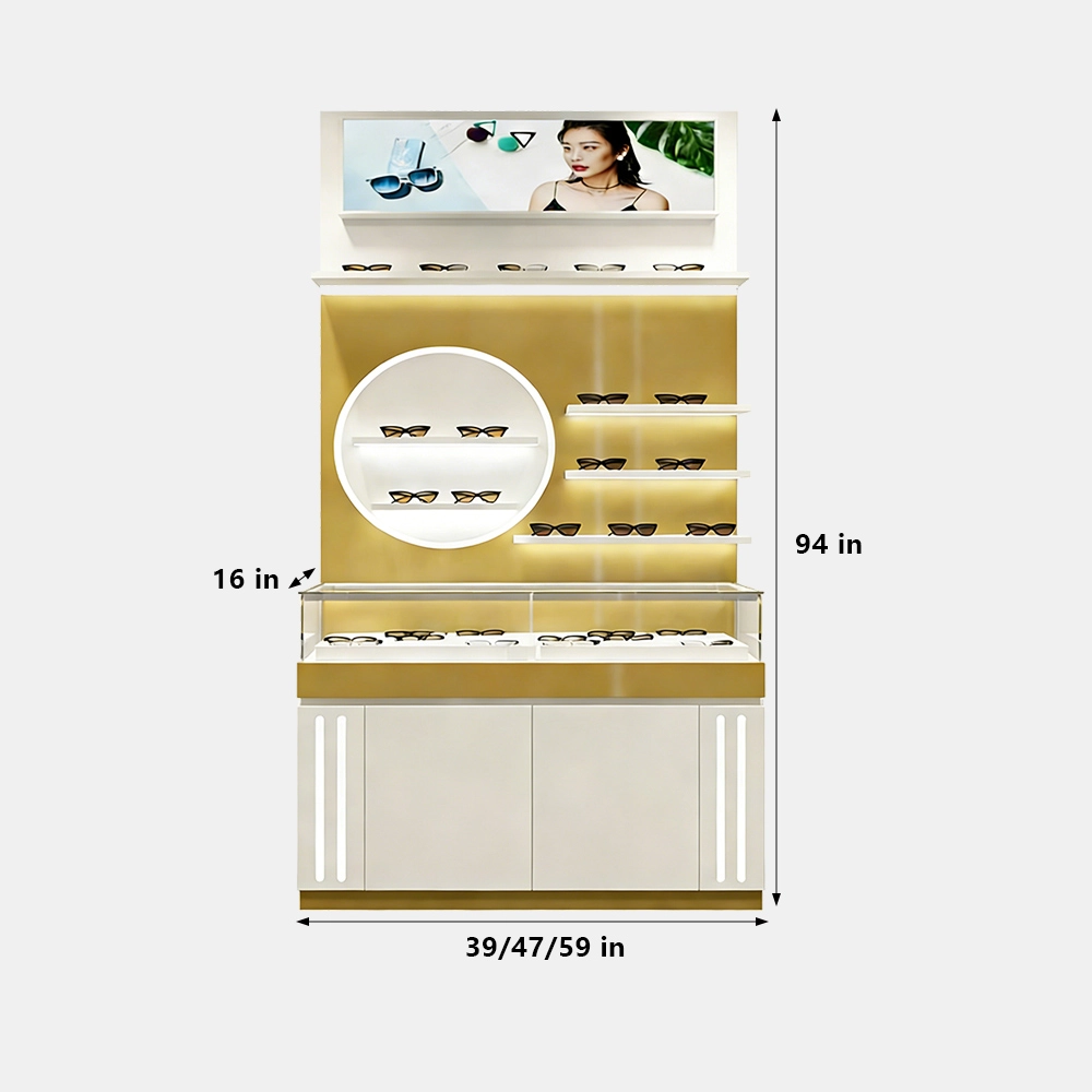 Lacquer Eyeglass Display Island Counter for Store - image 14