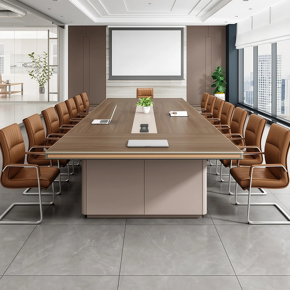 Large Aluminum Edge Conference Table - image 3