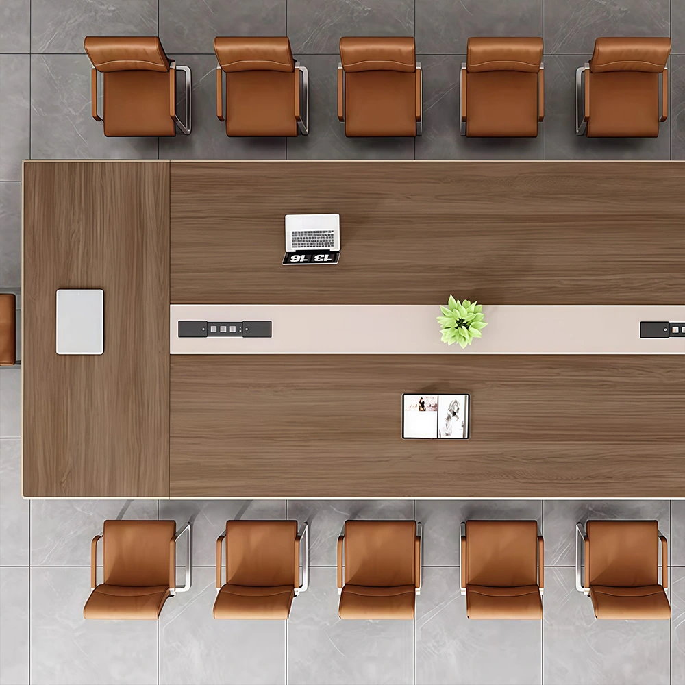 Large Aluminum Edge Conference Table - image 4