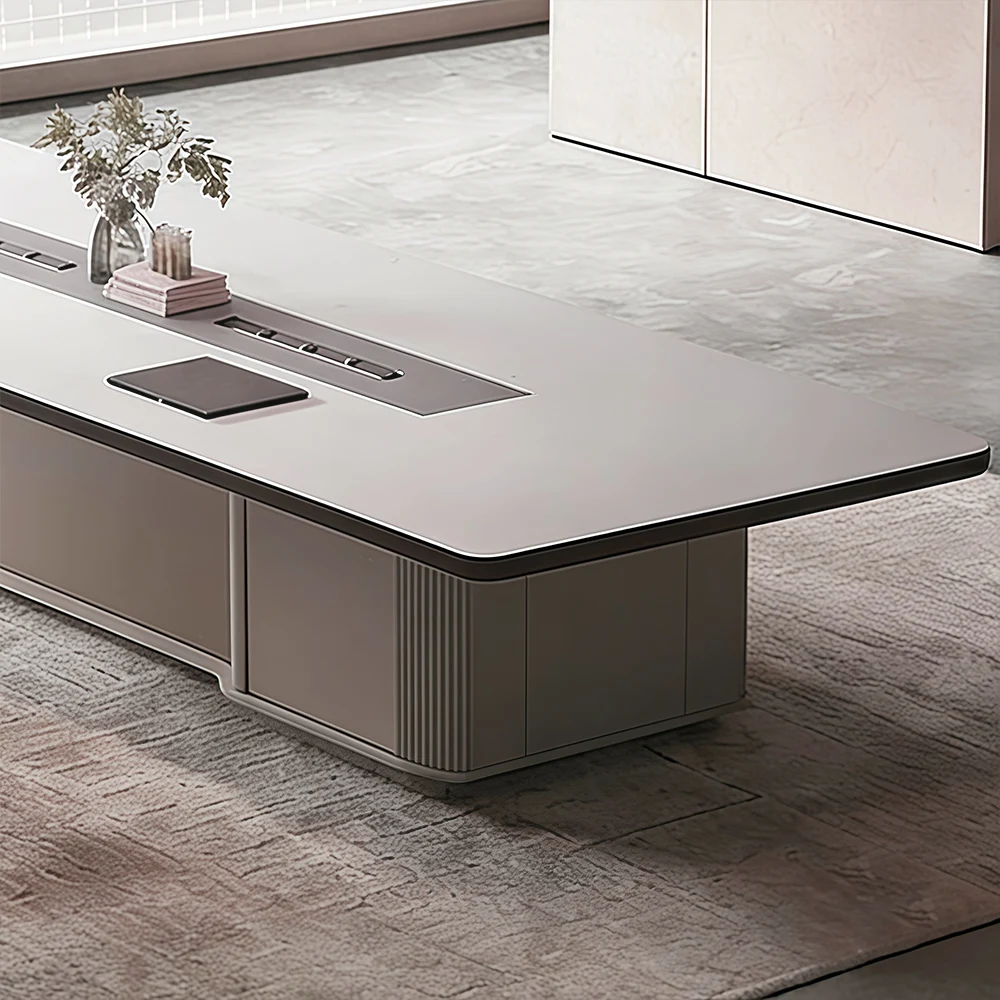 Large Modern Conference Desk for Office Reception - image 4