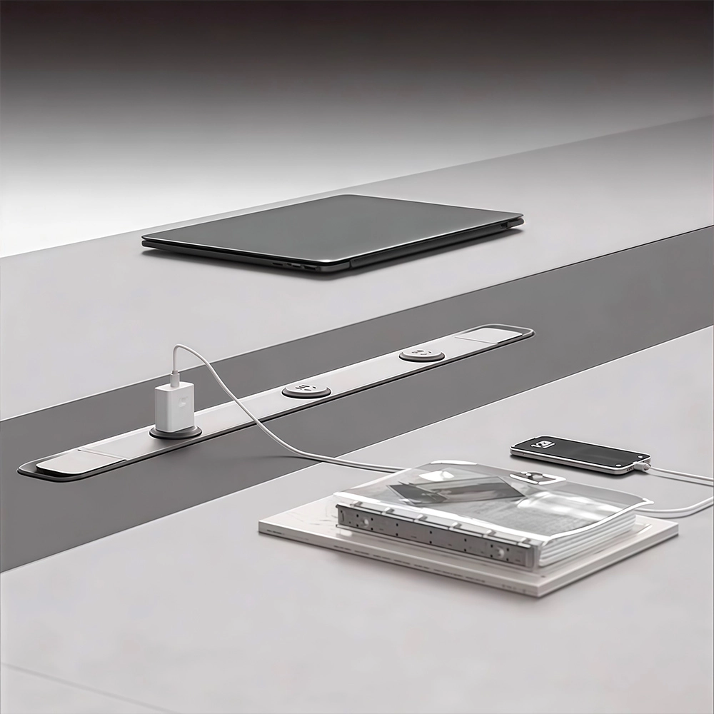 Large Modern Conference Desk for Office Reception - image 5