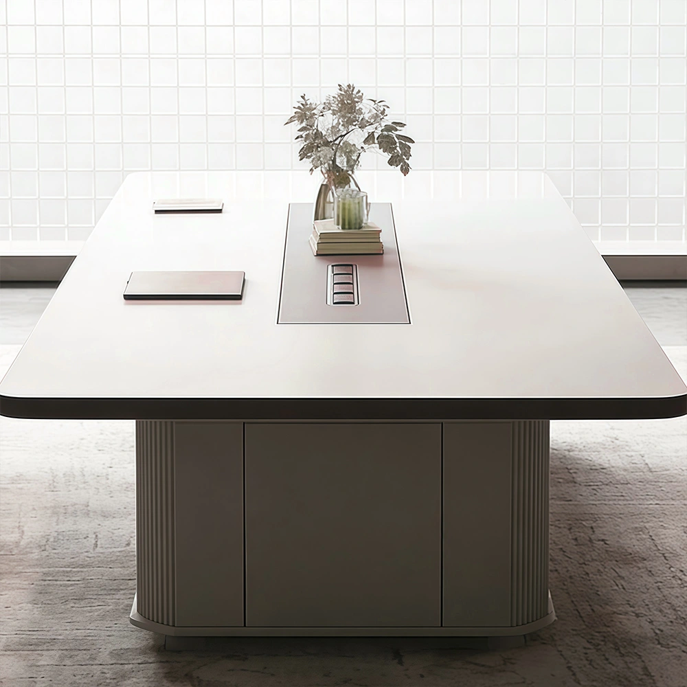 Large Modern Conference Desk for Office Reception - image 6