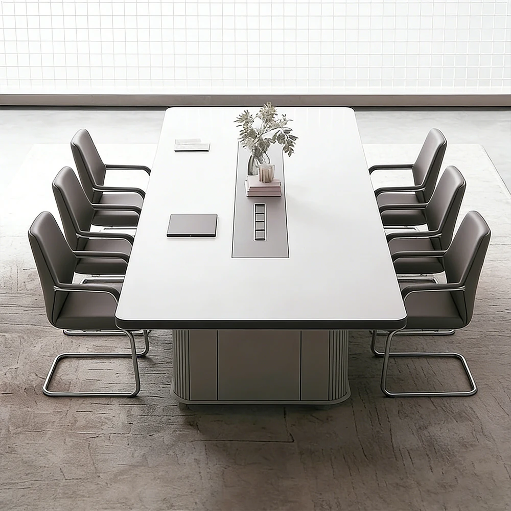 Large Modern Conference Desk for Office Reception - image 3