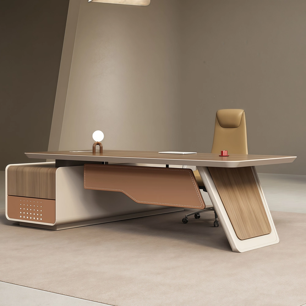 Luxury Corner Executive Desk with Angled Design - image 3