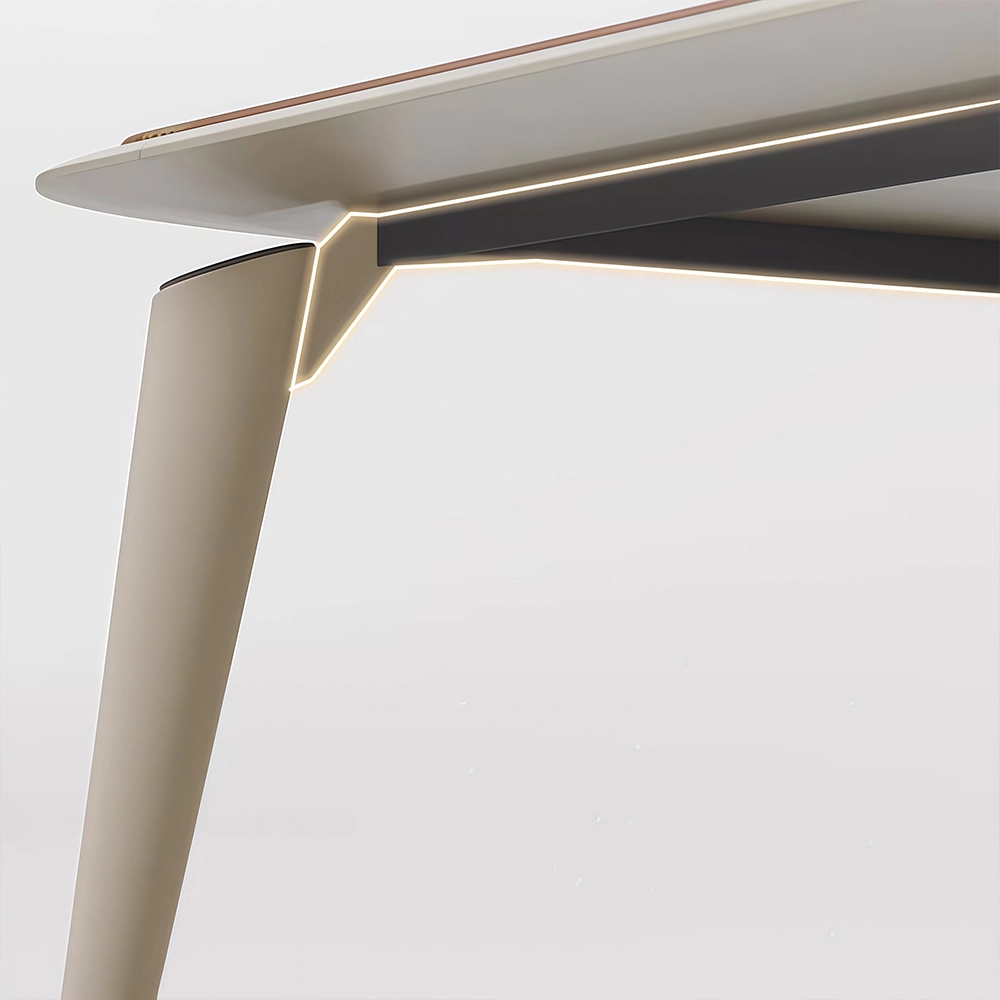 Luxury Long Conference Table with Outlets - image 6