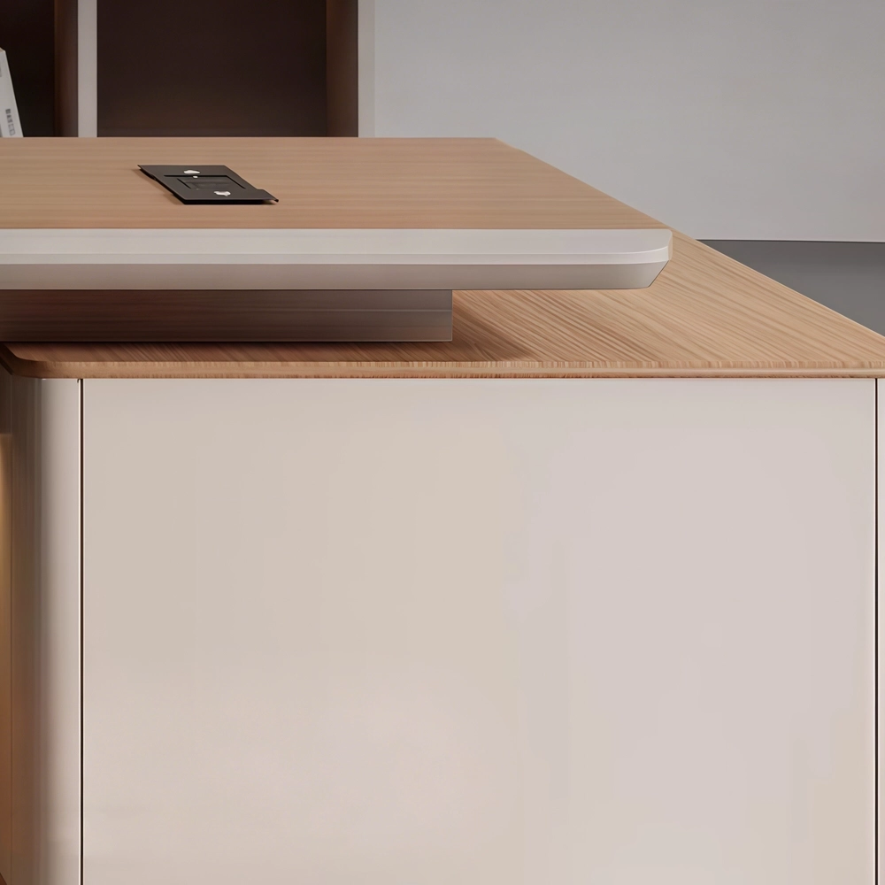 Luxury Modern Executive Desk with Glossy Finish - image 4