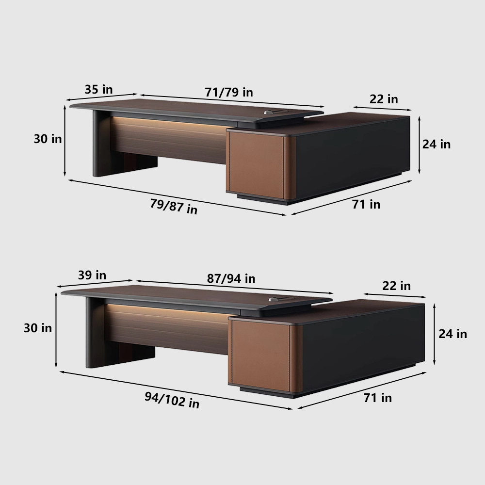 Luxury Modern Executive Desk with Simple Design - image 7