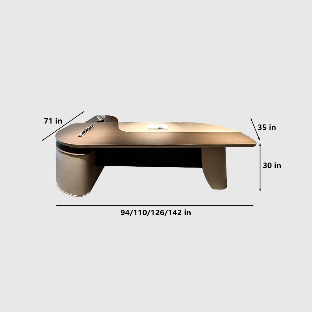 Luxury Wooden Executive Desk for Modern Office - image 7