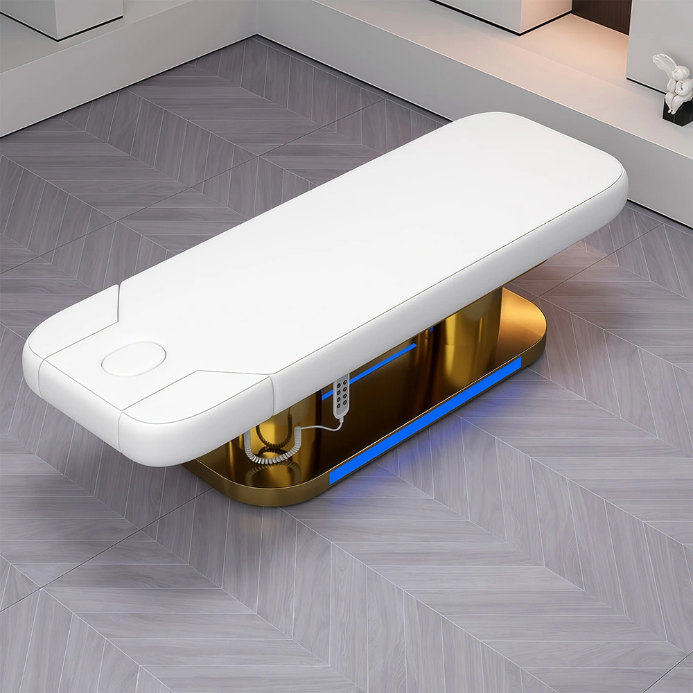 Electric Gold Stainless Steel Bed for Massage & Tattoo - image 3