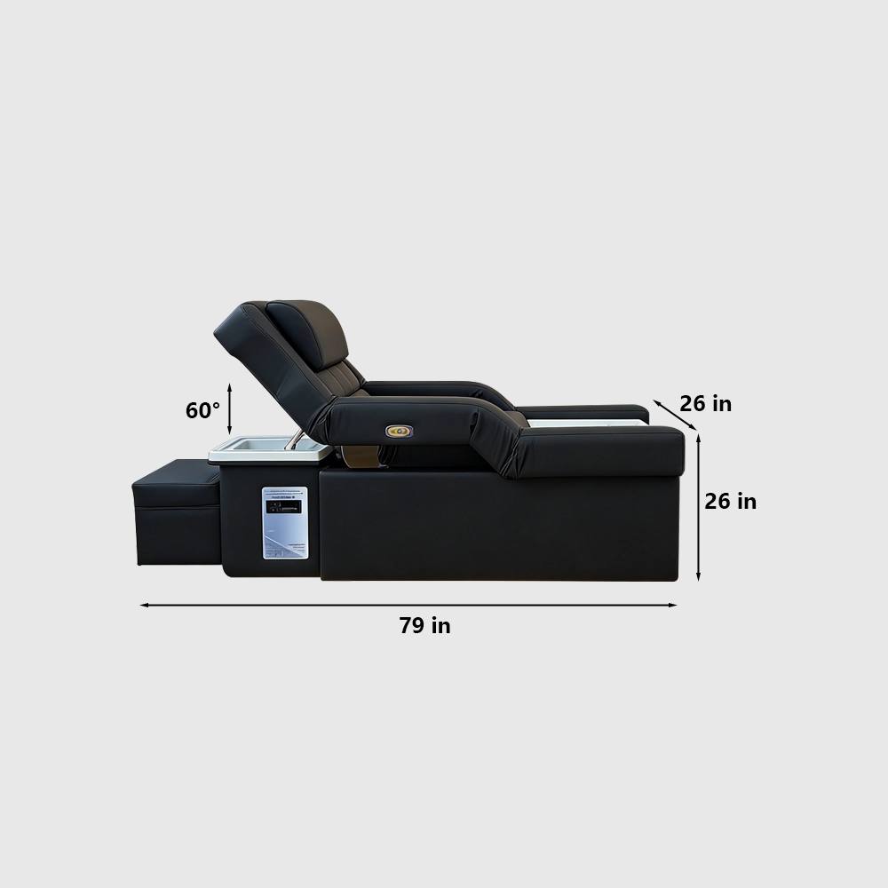 Luxury Foot Spa Bed with Adjustable Backrest - image 7