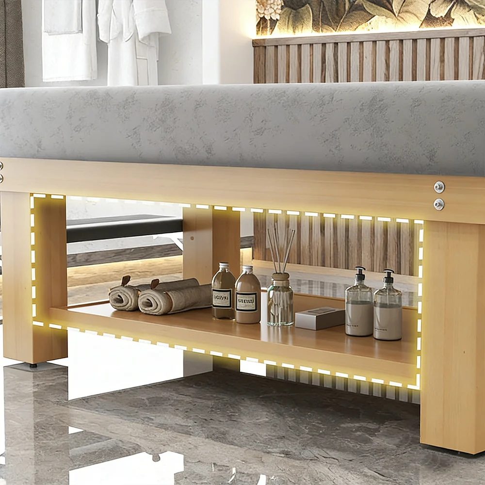 Wide Solid Wood Massage Table for Salon & Spa - image 4