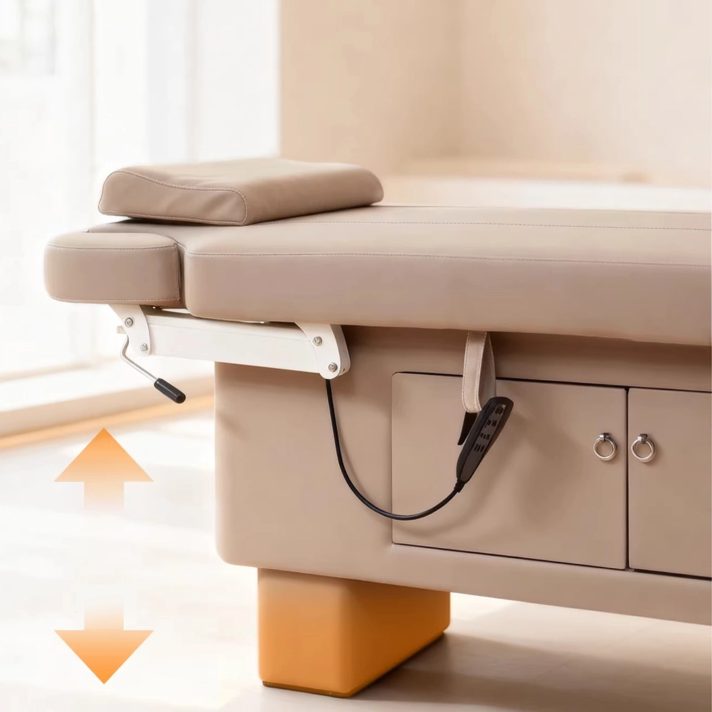 Electric Heated Massage Bed with Latex Mattress - image 5