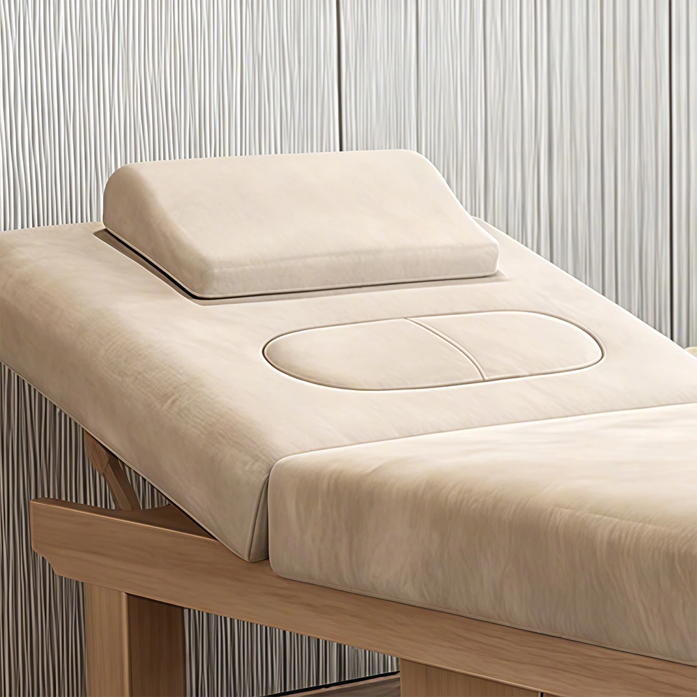 Multifunctional Wooden Beauty Bed for Spa Facial - image 4