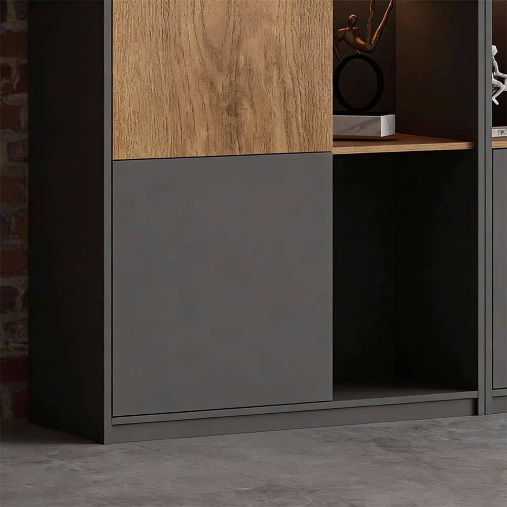 Minimalist Wood File Cabinet and Display Unit - image 9