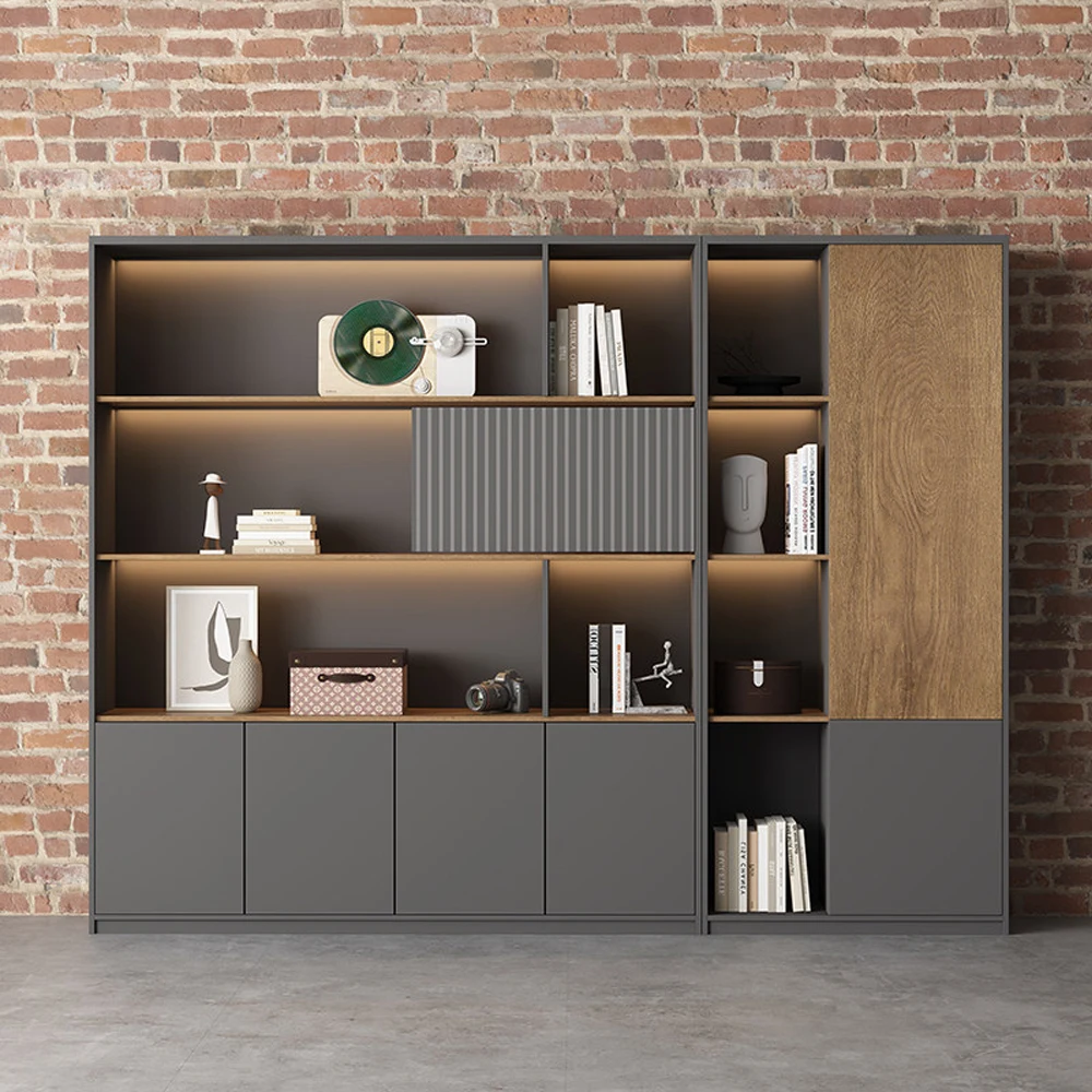 Minimalist Wood File Cabinet and Display Unit - image 4