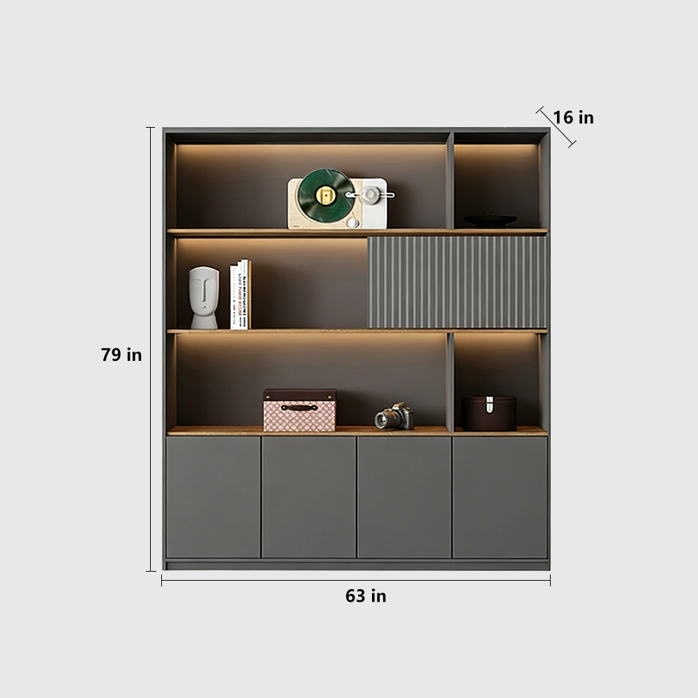 Minimalist Wood File Cabinet and Display Unit - image 12