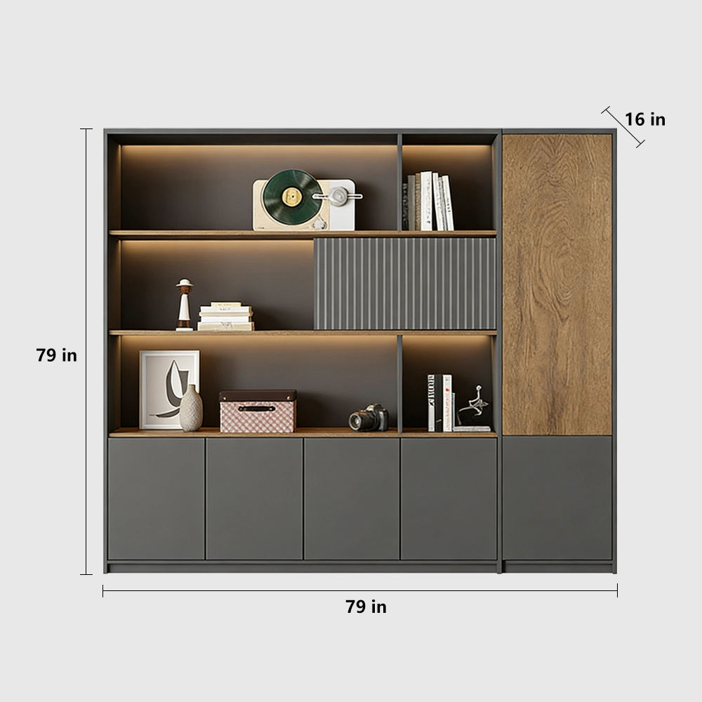 Minimalist Wood File Cabinet and Display Unit - image 13