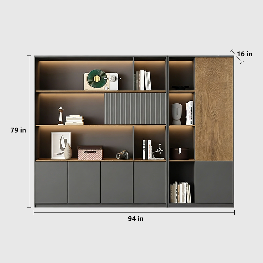 Minimalist Wood File Cabinet and Display Unit - image 14