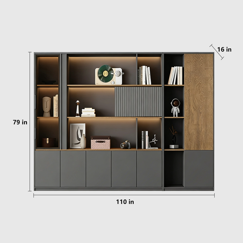 Minimalist Wood File Cabinet and Display Unit - image 15
