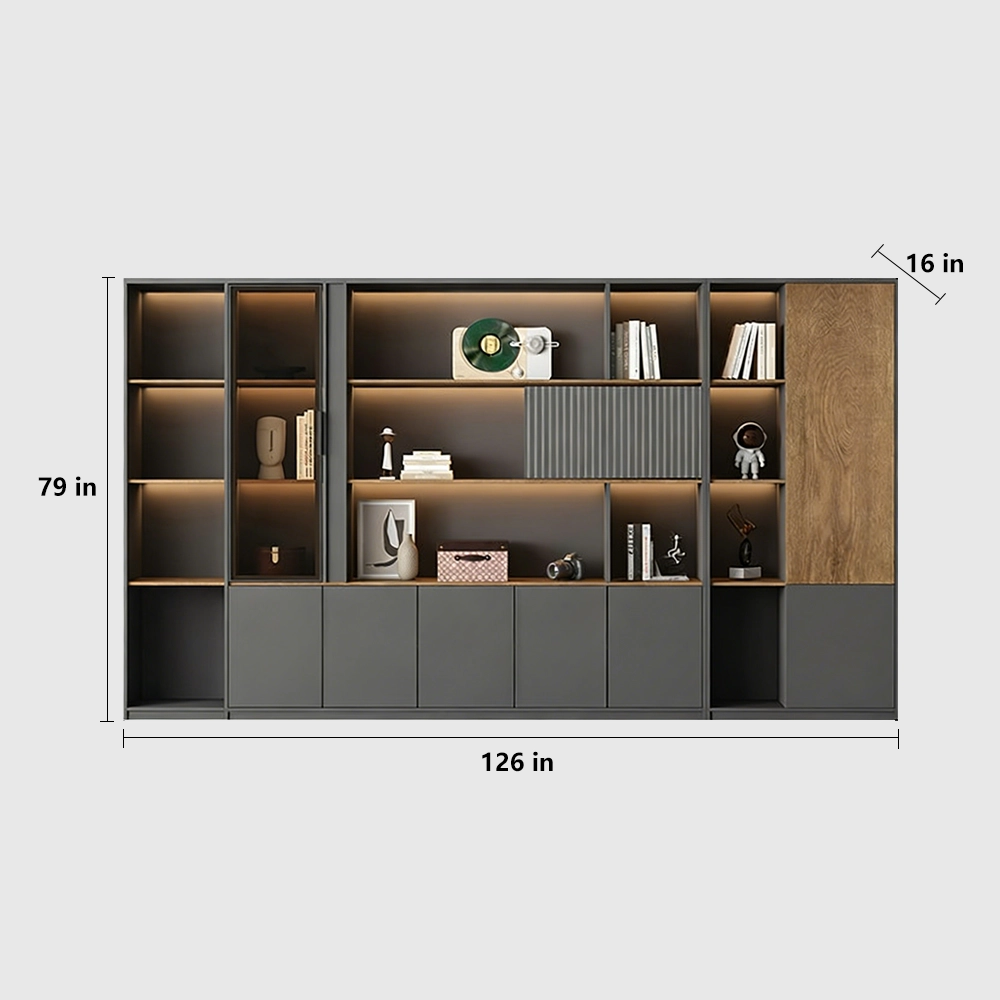 Minimalist Wood File Cabinet and Display Unit - image 16