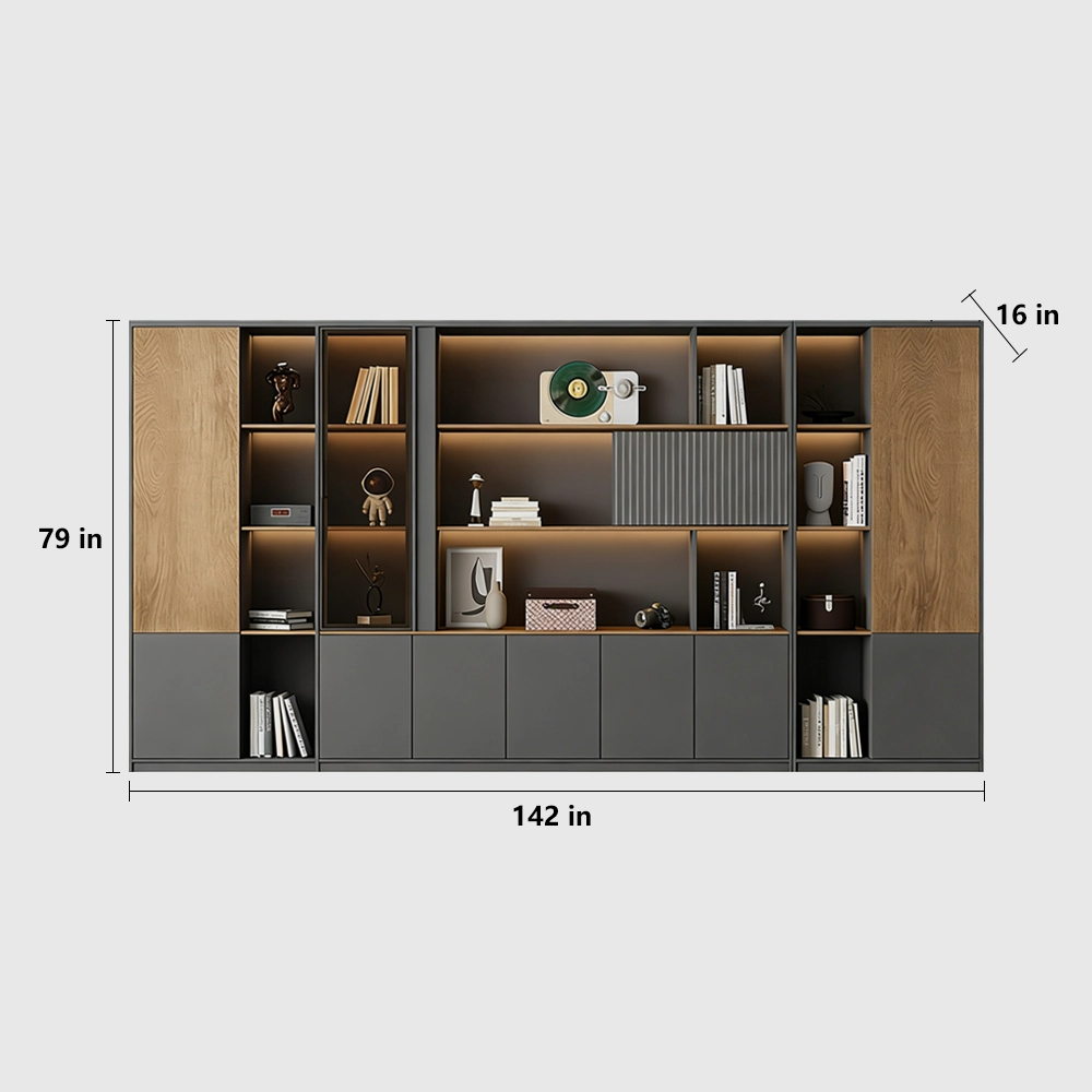 Minimalist Wood File Cabinet and Display Unit - image 17