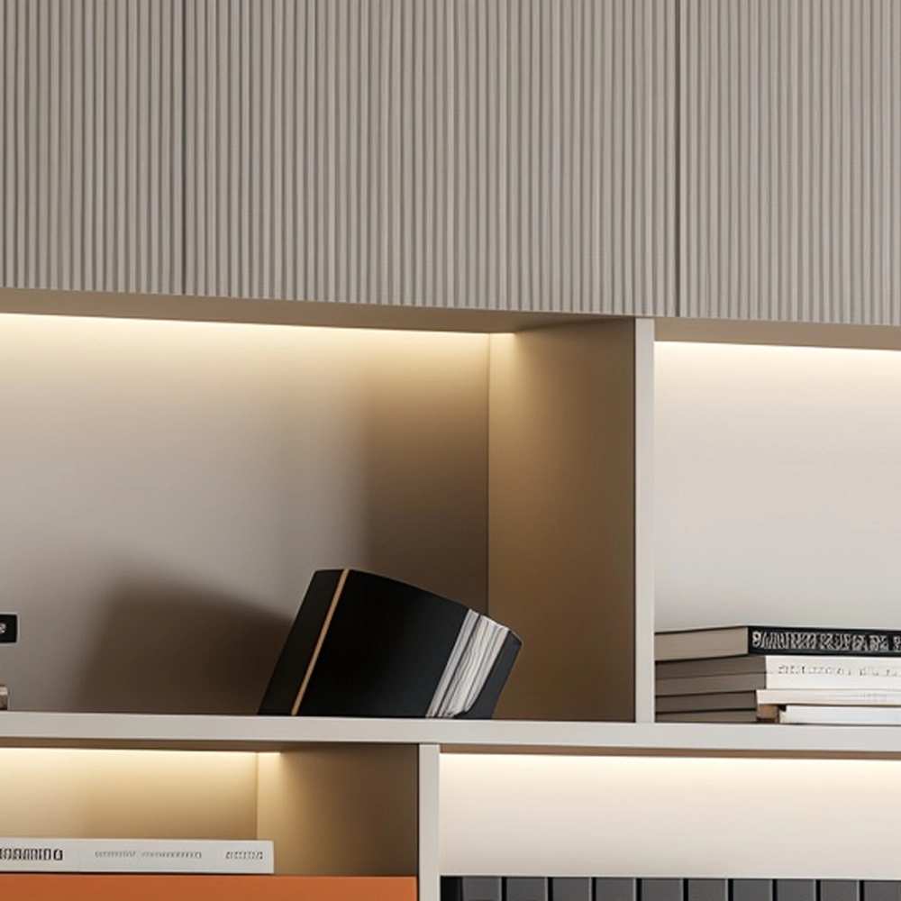 Minimalist Wooden Bookcase Cabinet Office Filing - image 5