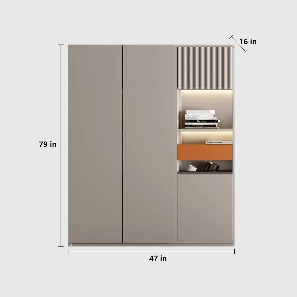 Minimalist Wooden Bookcase Cabinet Office Filing - image 7