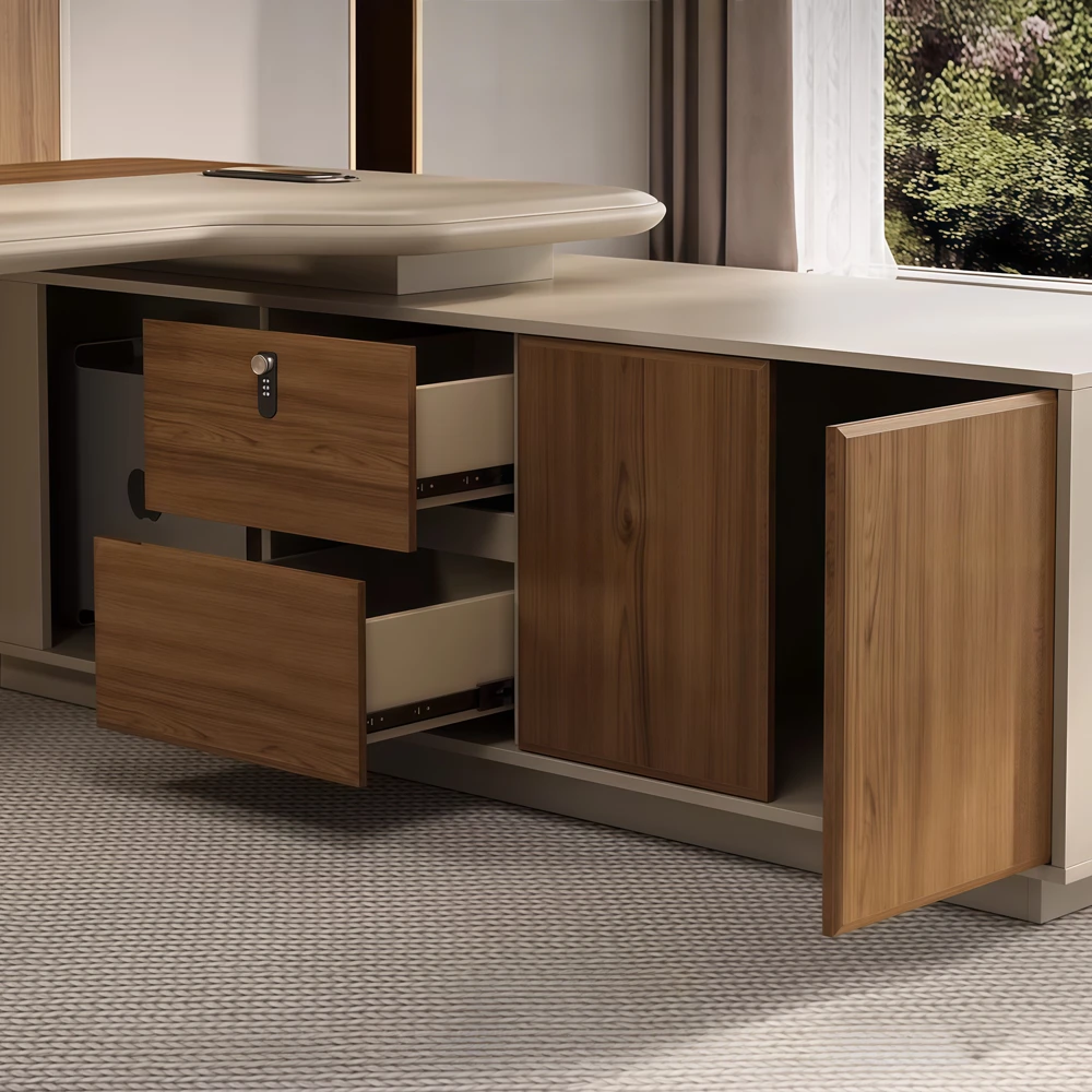 Modern Executive Desk Luxury Office Workstation - image 6