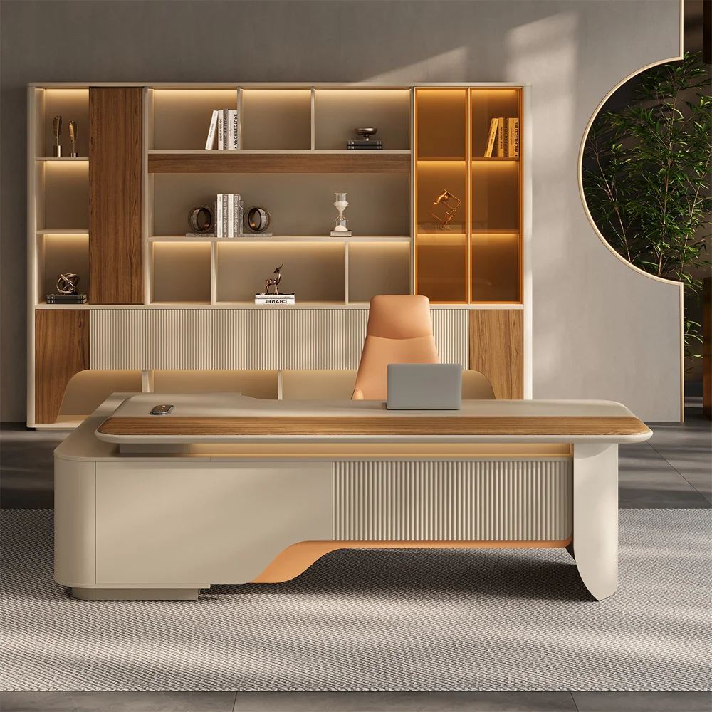 Modern Executive Desk Luxury Office Workstation - image 3