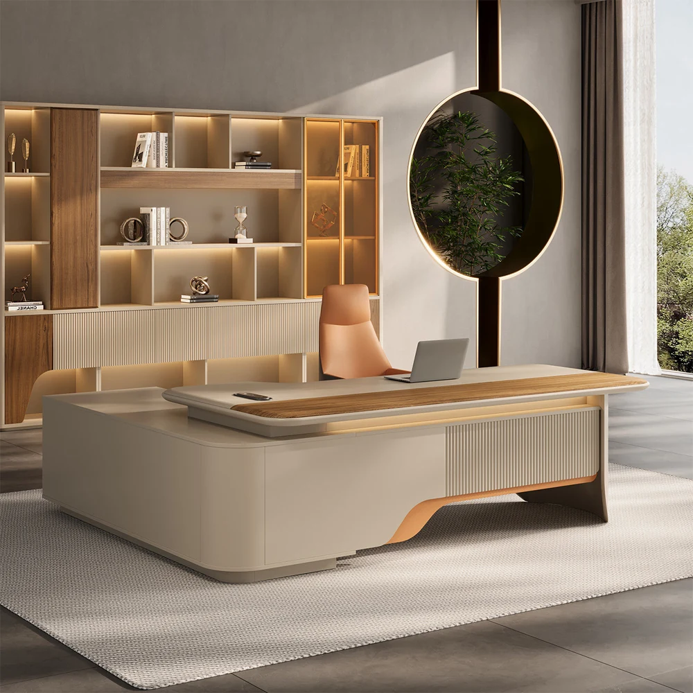 Modern Executive Desk Luxury Office Workstation - image 4