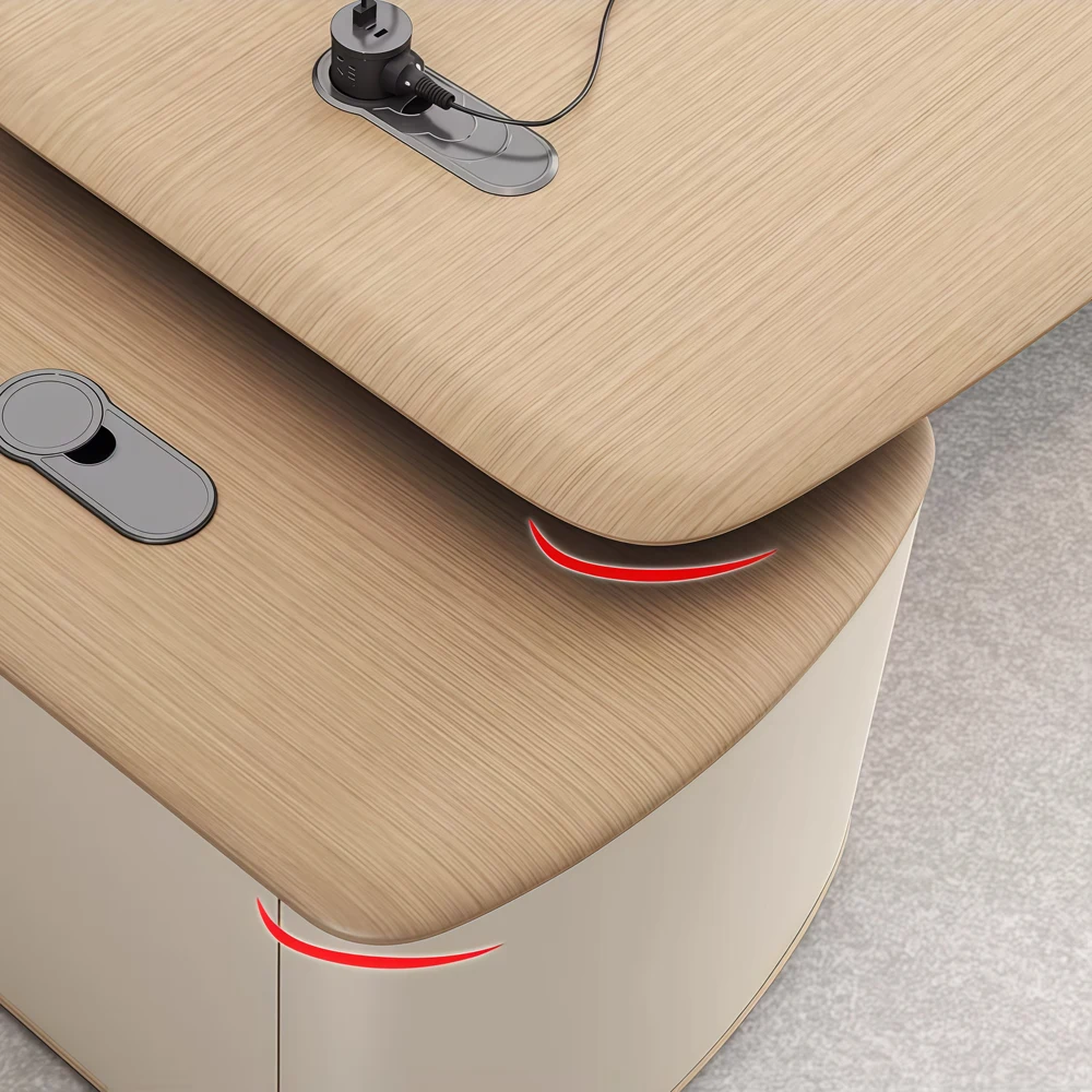 Modern Executive Desk with Luxury Finish - image 6
