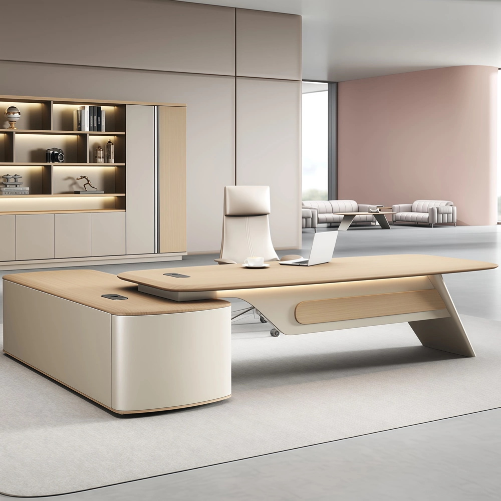 Modern Executive Desk with Luxury Finish - image 3