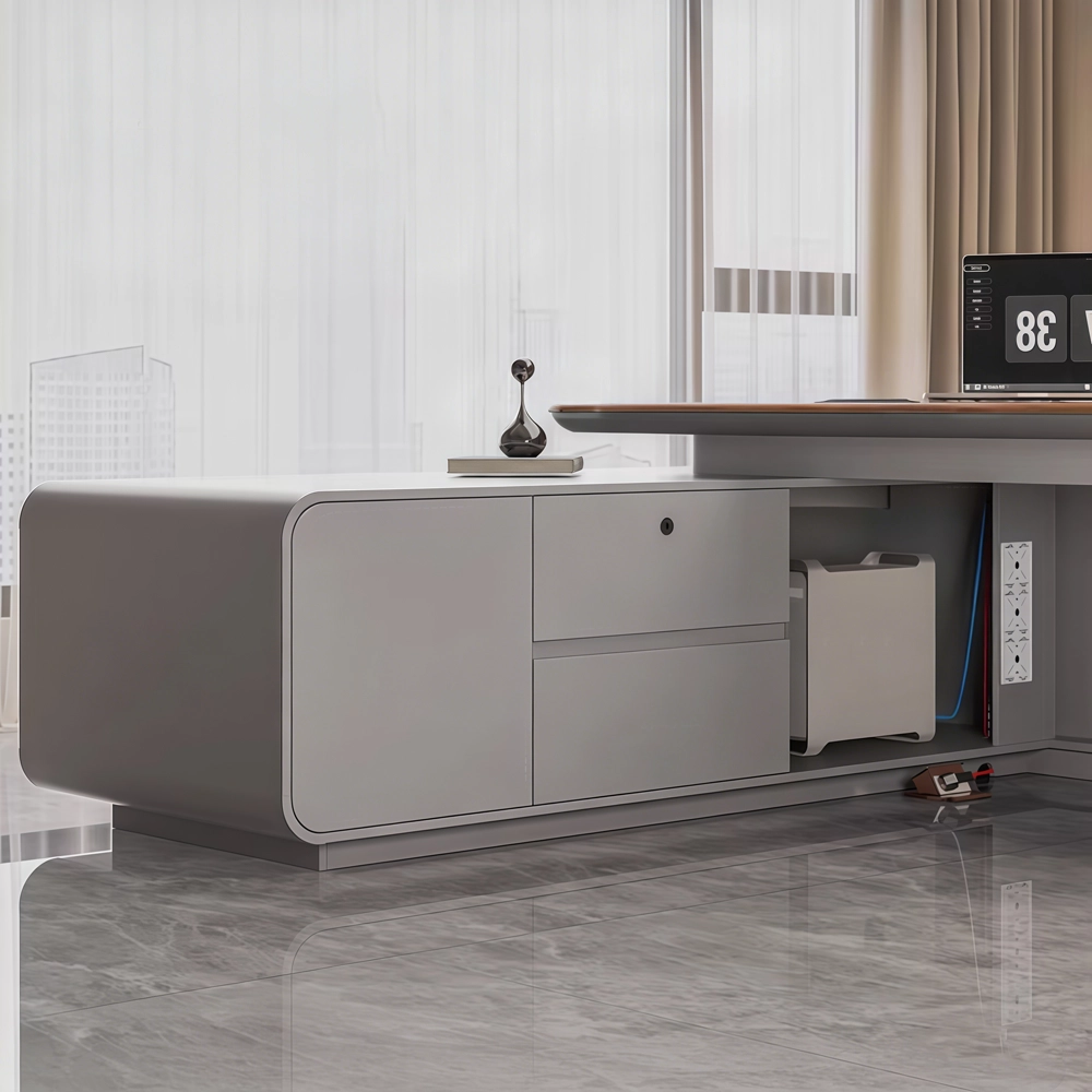 Modern Minimalist Executive Desk Light Luxury Office Desk - image 6