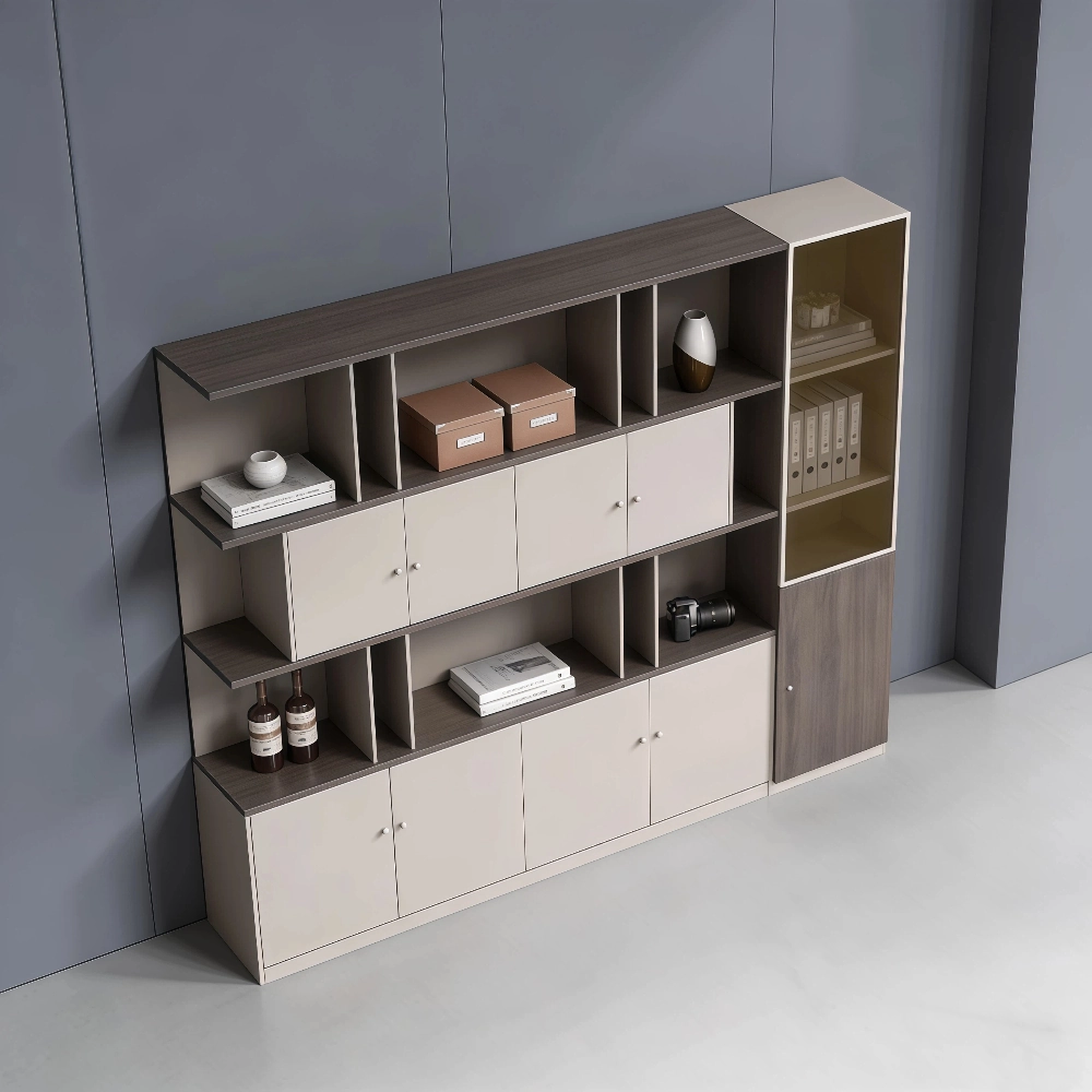 Modern Wooden Office Cabinet for Files & Books - image 2