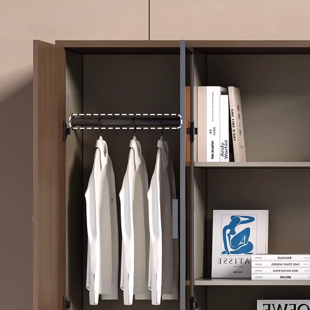 Multi-Drawer Wooden File Cabinet with Lock - image 4