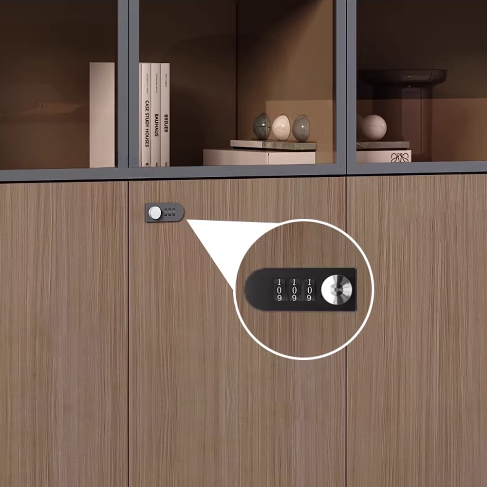 Multi-Drawer Wooden File Cabinet with Lock - image 5