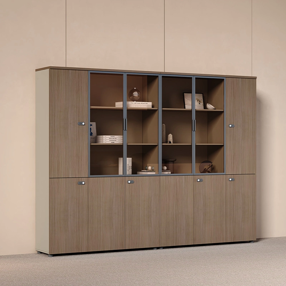 Multi-Drawer Wooden File Cabinet with Lock - image 2