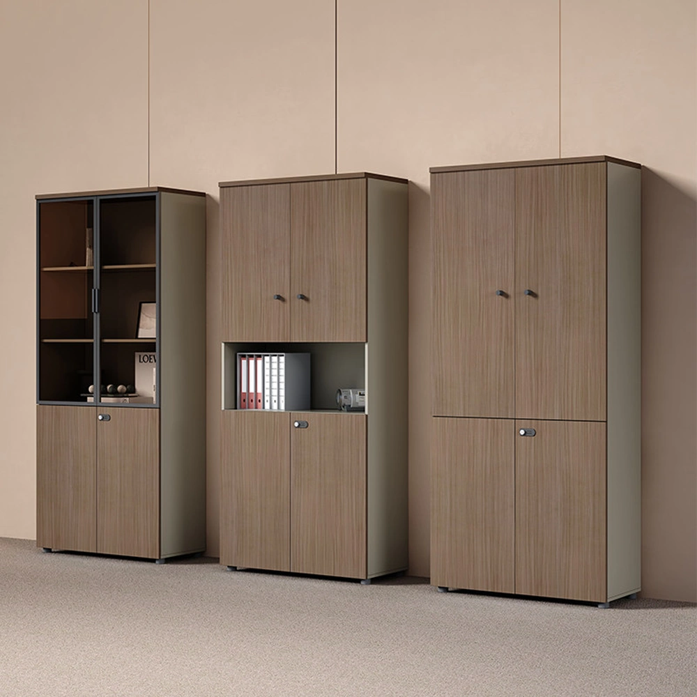 Multi-Drawer Wooden File Cabinet with Lock - image 3