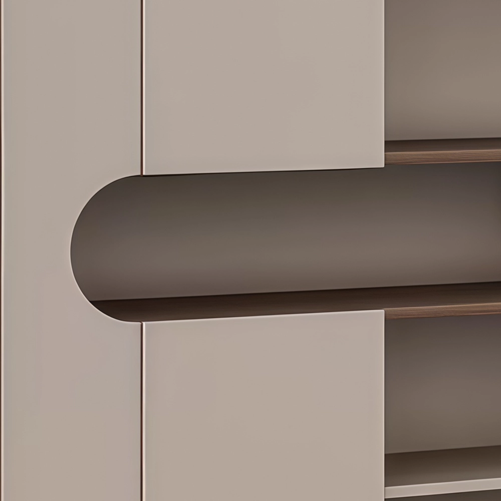 Multi-Layer Wooden Filing Cabinet for Office Storage - image 5